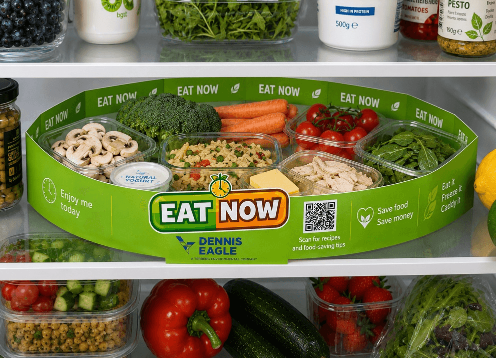 Eat Now Strip inside a fridge